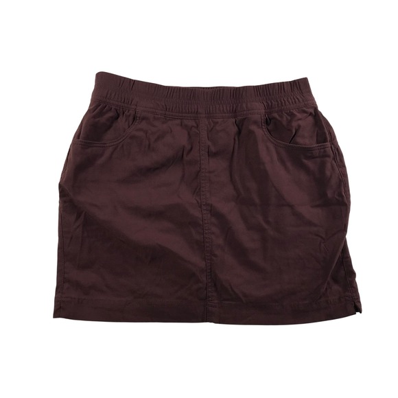 Prana Pants - Prana Halle Skort Womens 8 Dark Red Burgundy Hiking Travel Stretch Active Mini